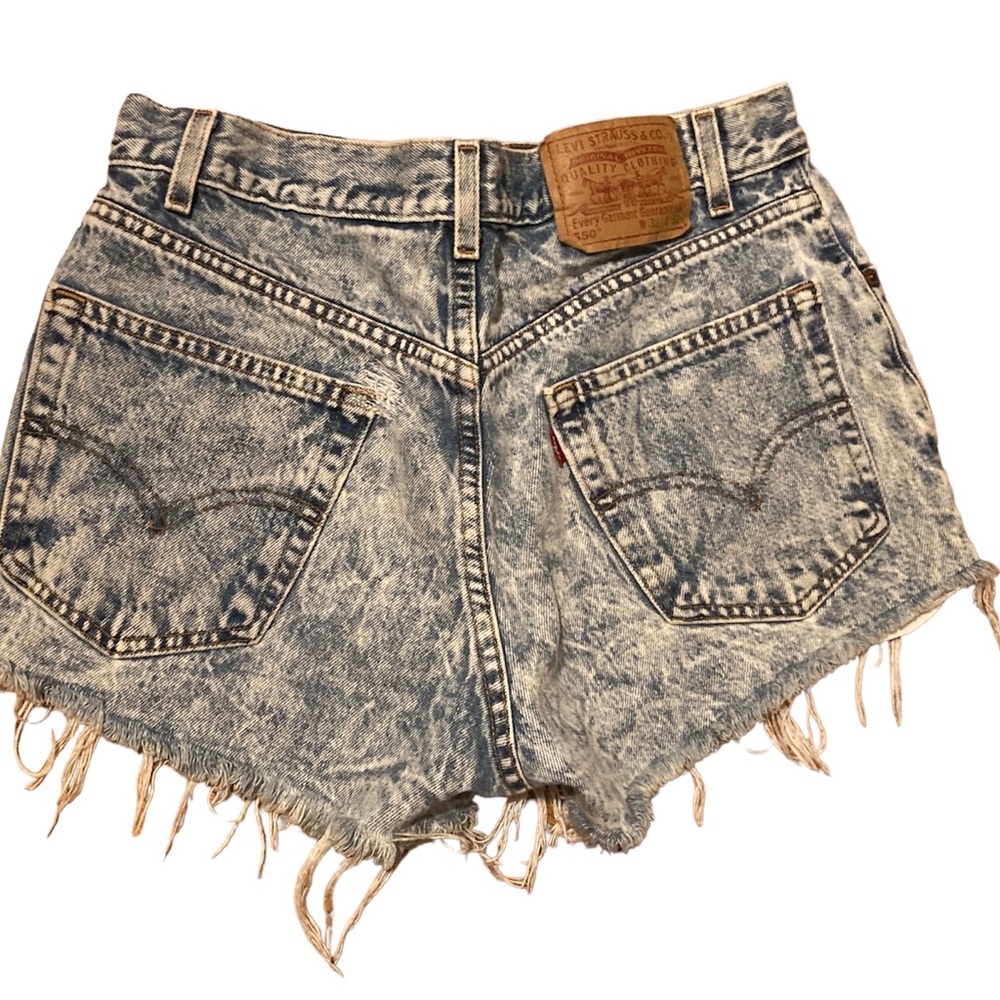 Levi Strauss Distressed Jean Shorts